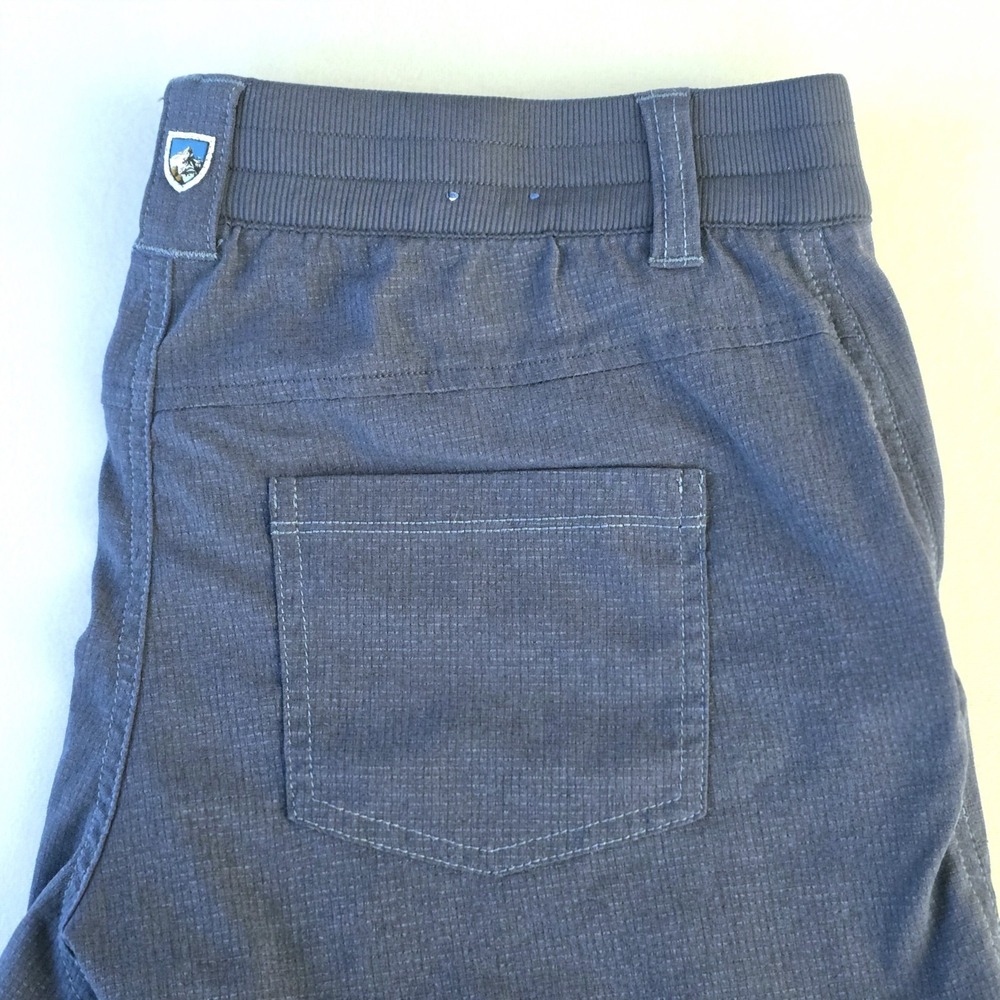 Kuhl Stratus Women Blue Ripstop Stretch Hiking Outdoor Shorts Size 8 (31)